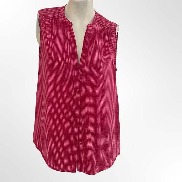 Joie Tops - Joie Xandry 100% Silk Sleeveless Button-Down Blouse